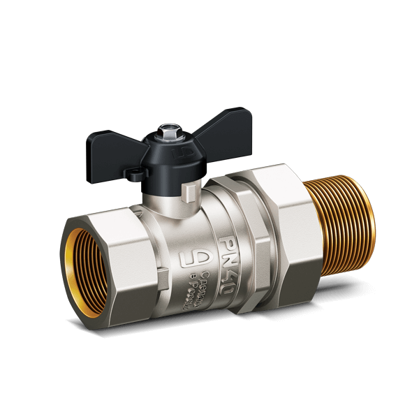 Кран американка латунный Ду25 (1/6)