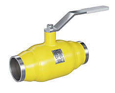 Кран GAS полнопроходной приварной Ду100