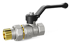 Кран американка латунный Ду25 рычаг