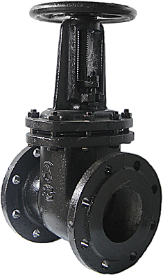 Задвижка чугунная (чёрная) 30ч6бр Ду250 Ру10 Россия