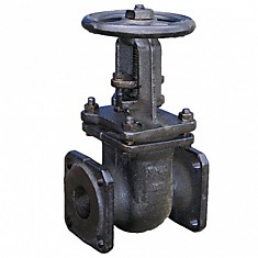 Задвижка чугунная (чёрная) 30ч6бр  Ду50 Ру16 Россия