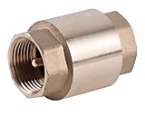 Клапан обратный латунный пружин. Ду32 ру16 с металлич.золотником Клапан обратный латунный пружин. Ду32 ру16 с металлич.золотником