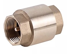 Клапан обратный латунный  пружин. Ду50 ру16 