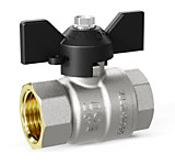  Кран латунный Ду15 В-В бабочка LD (1/30)