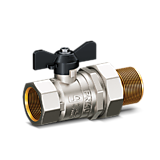 Кран американка латунный Ду20   (1/12)